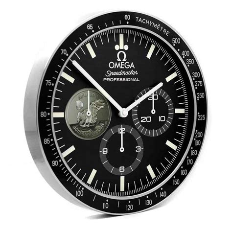 replica omega wall clocks|speedmaster wall clock.